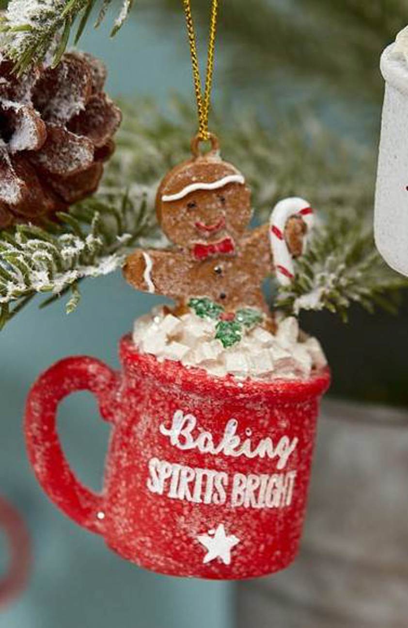 Gingerbread Mug Hanger Ornament