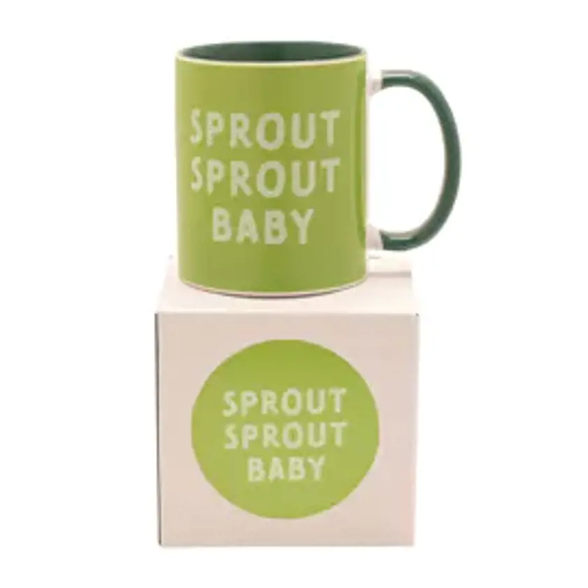 Green Handled Mug - Sprout Sprout Baby