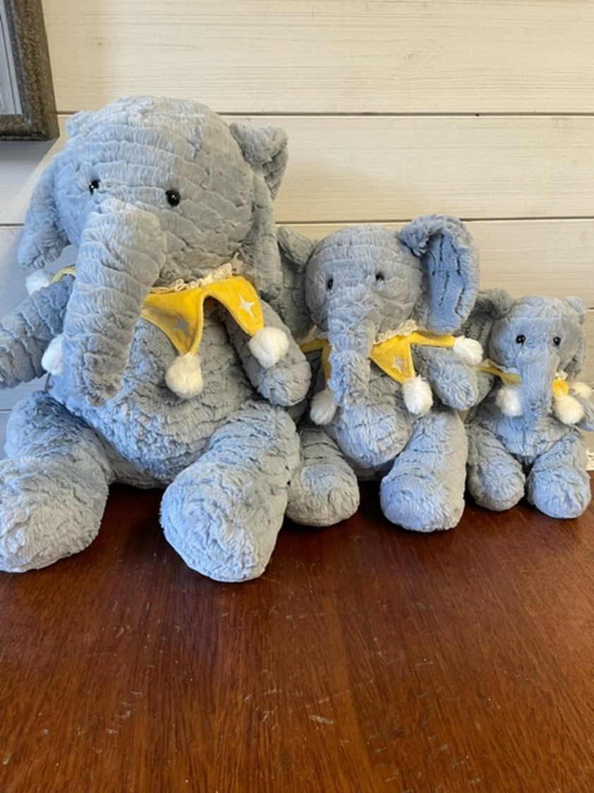 Starry Denim Elephant