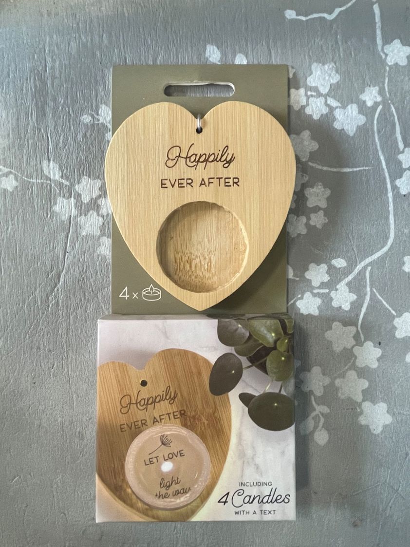 You are a star Heart Shaped Tea Light Holder with 4 Tea Lights