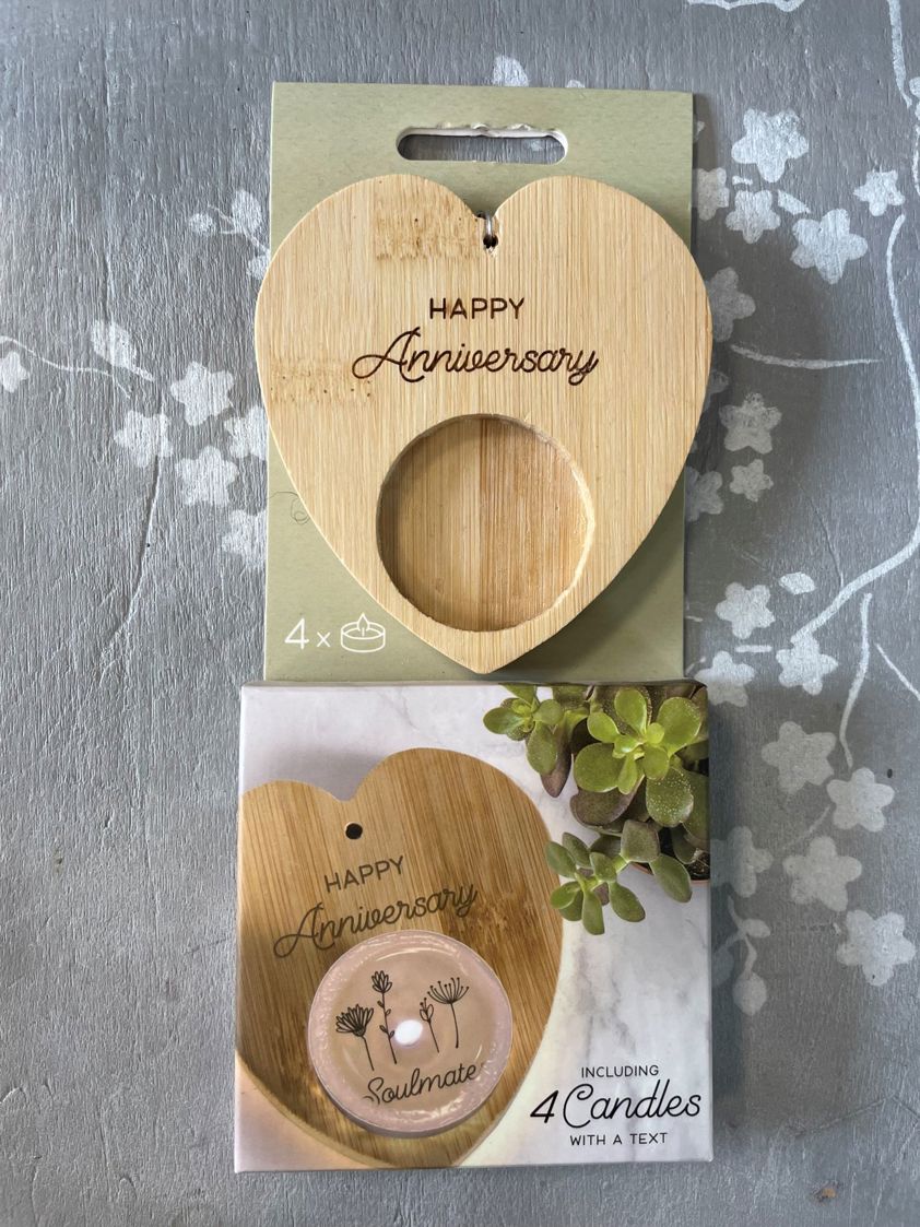 You are a star Heart Shaped Tea Light Holder with 4 Tea Lights