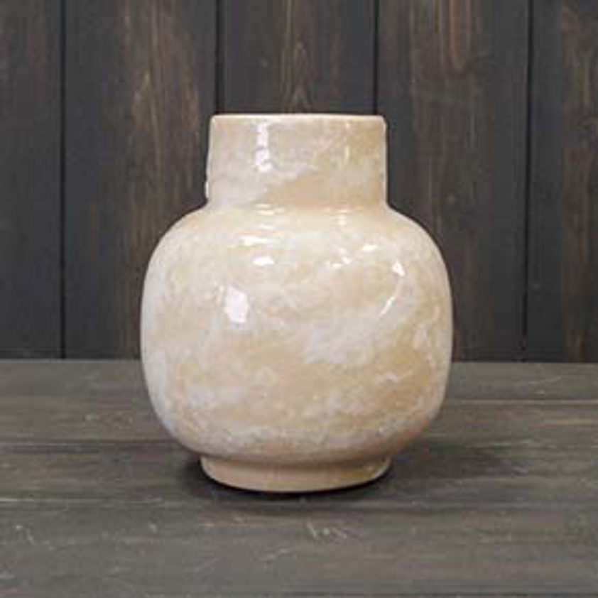Marbled Ceramic Vase (15cm)