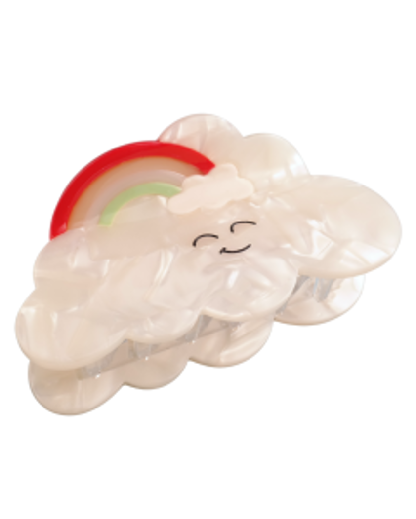 Rainbow Cloud Hair Claw Clip