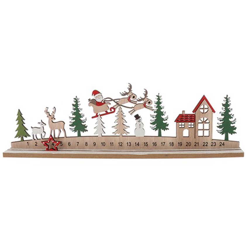 Christmas Craft Santa Sleigh Countdown