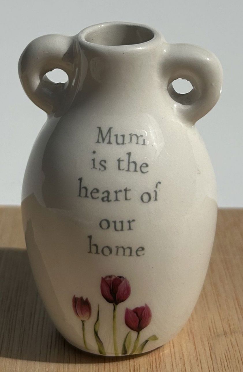 Floral Ceramic Keepsake Vase 1 of  6 Asstd