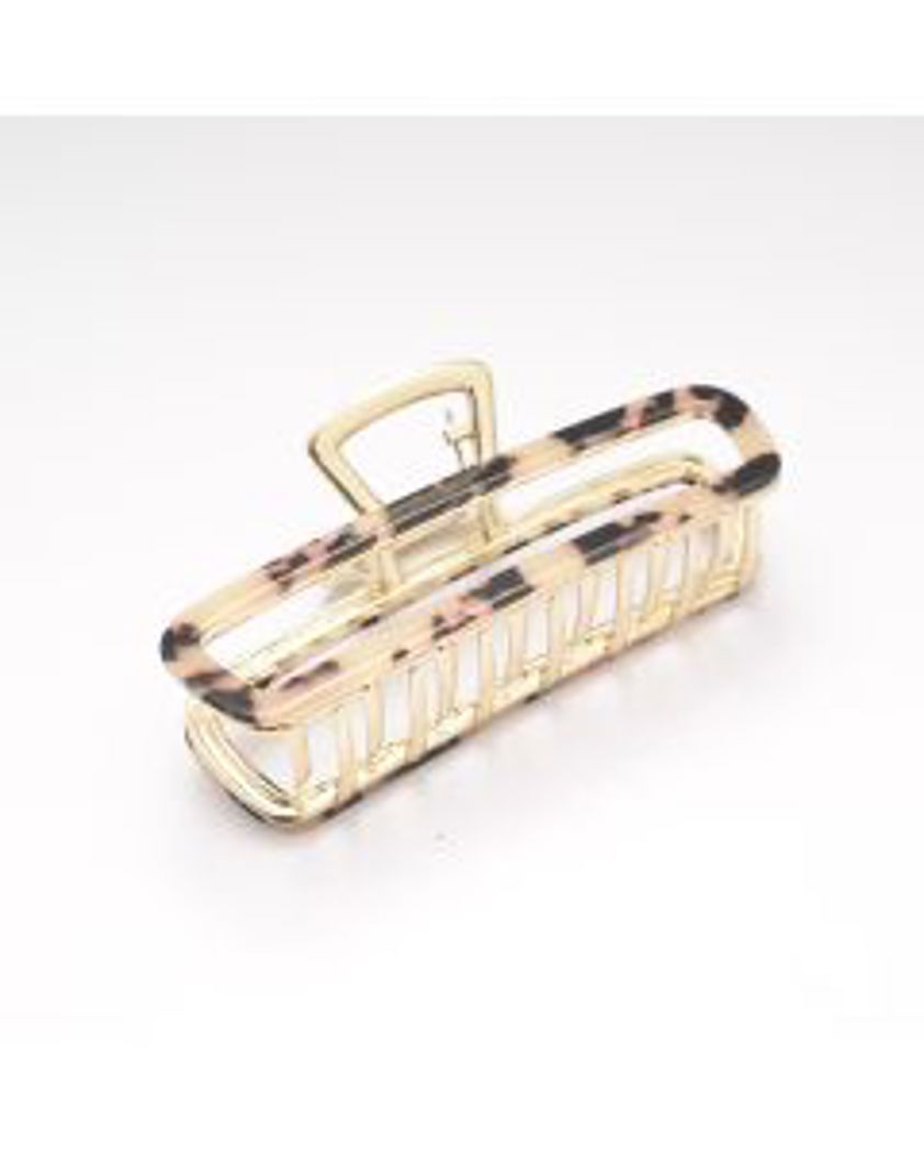 Rectangle Hair Claw Clip Tortoiseshell