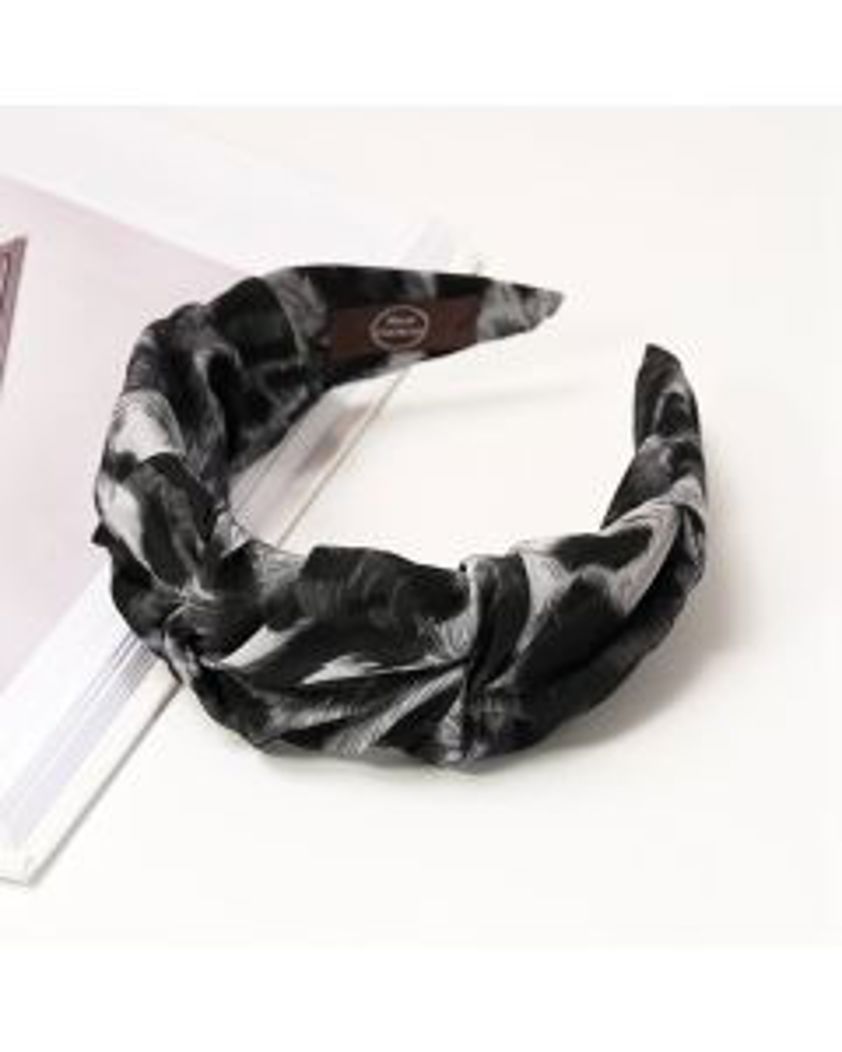 Leopard Grey Headband
