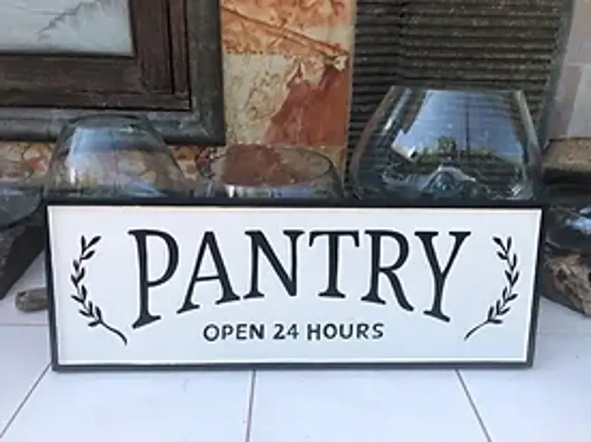 Large Pantry Sign