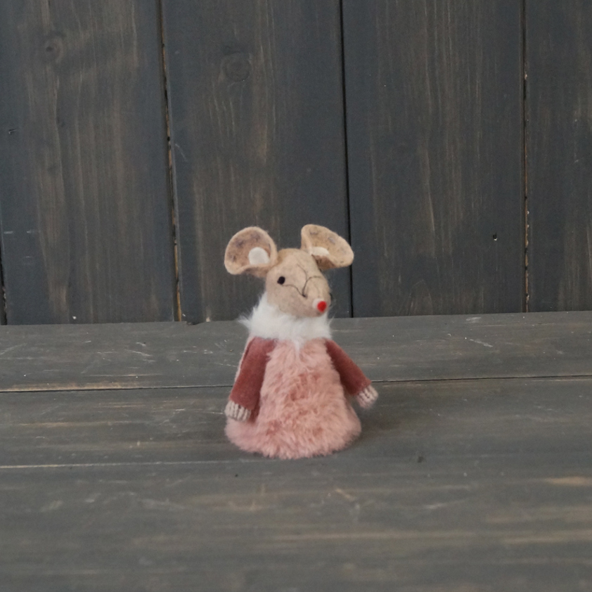Pink Fabric Mouse