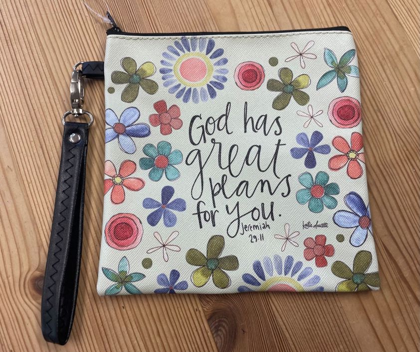 Great Plans Square Wristlet Bag