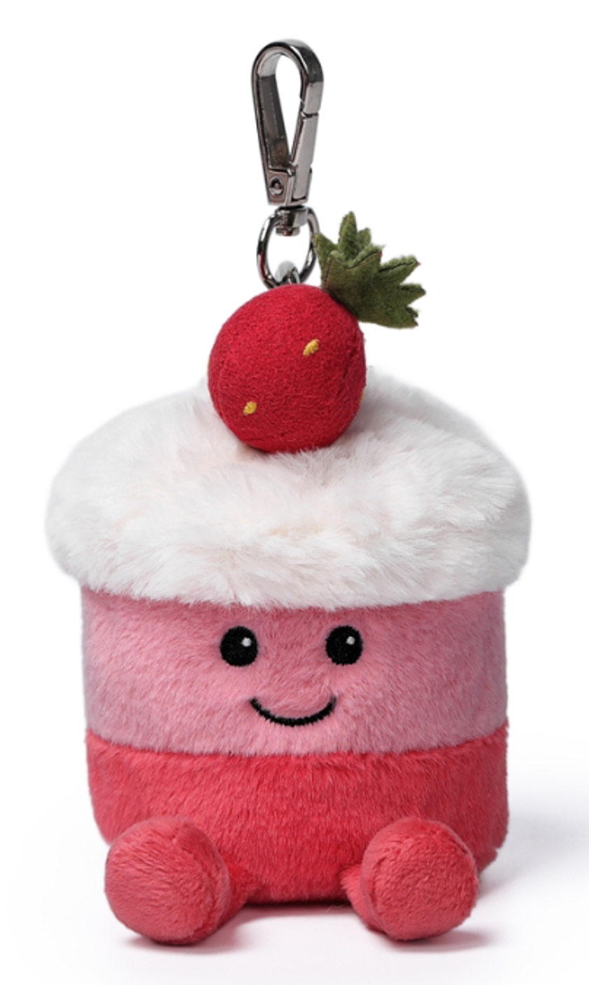 Strawberry Cake Bag Charm