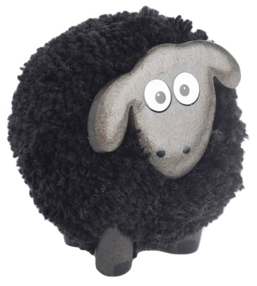 Black Pom Pom Sheep