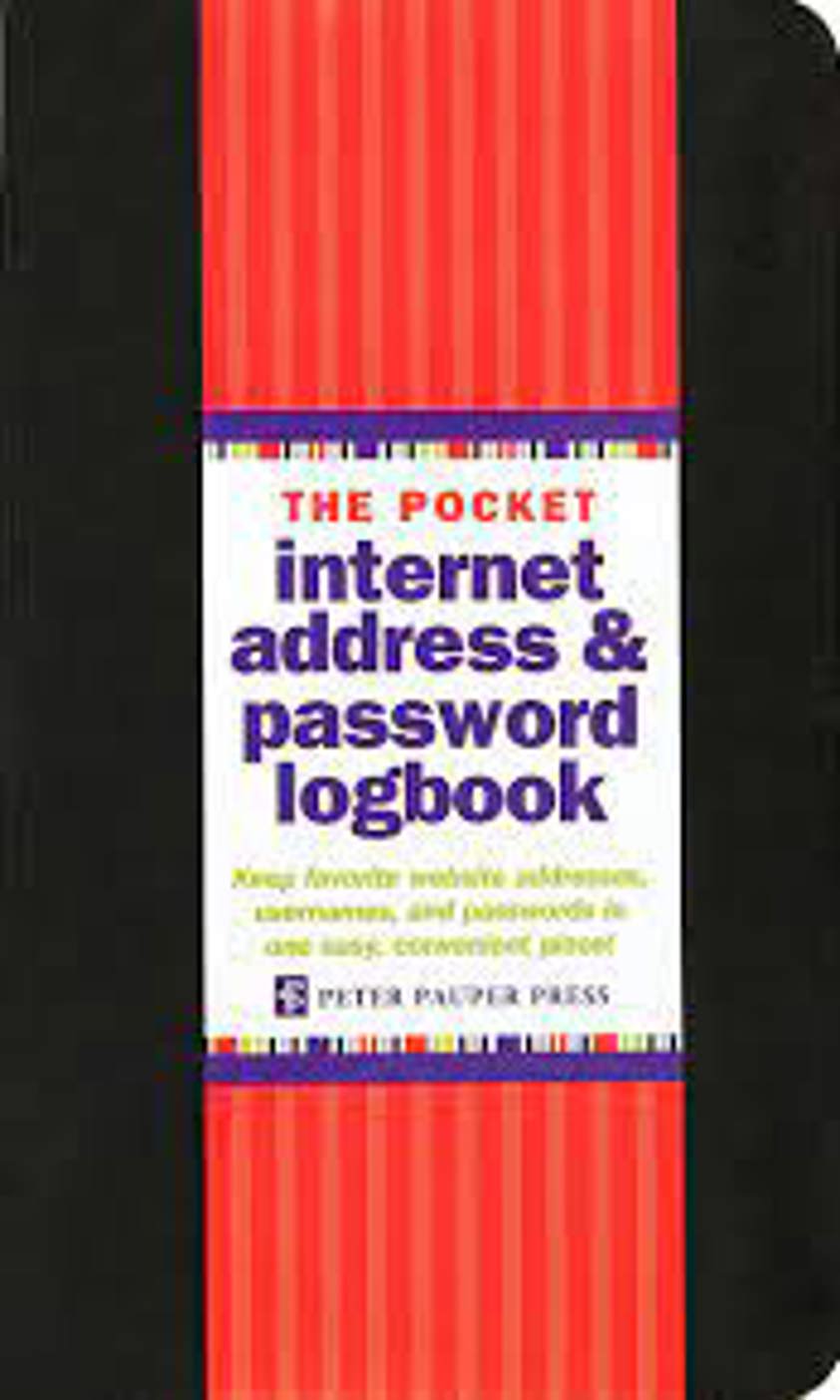 Internet Log Book Pocket Size