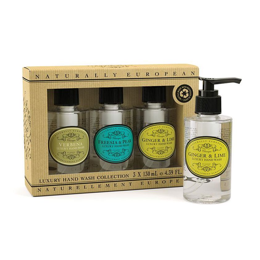 Mini Hand Wash Collection, Ginger & Lime, Verbena and Freesia & Pear