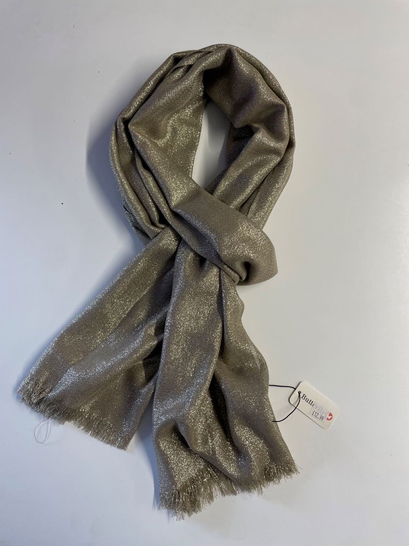 Beige Glitters Scarf