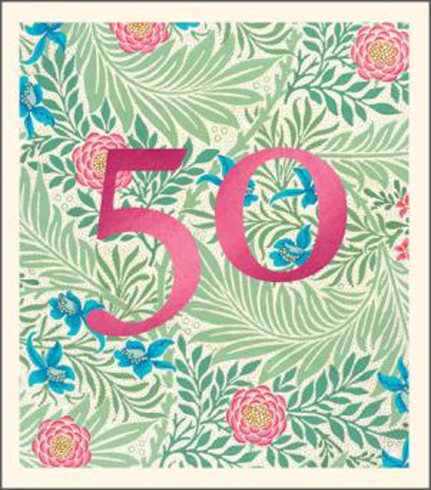 50 William Morris Pattern