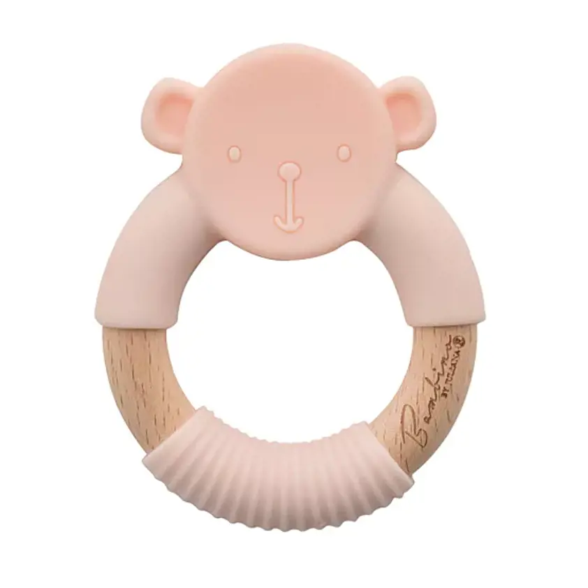 Pink Bambino Teddy Teether