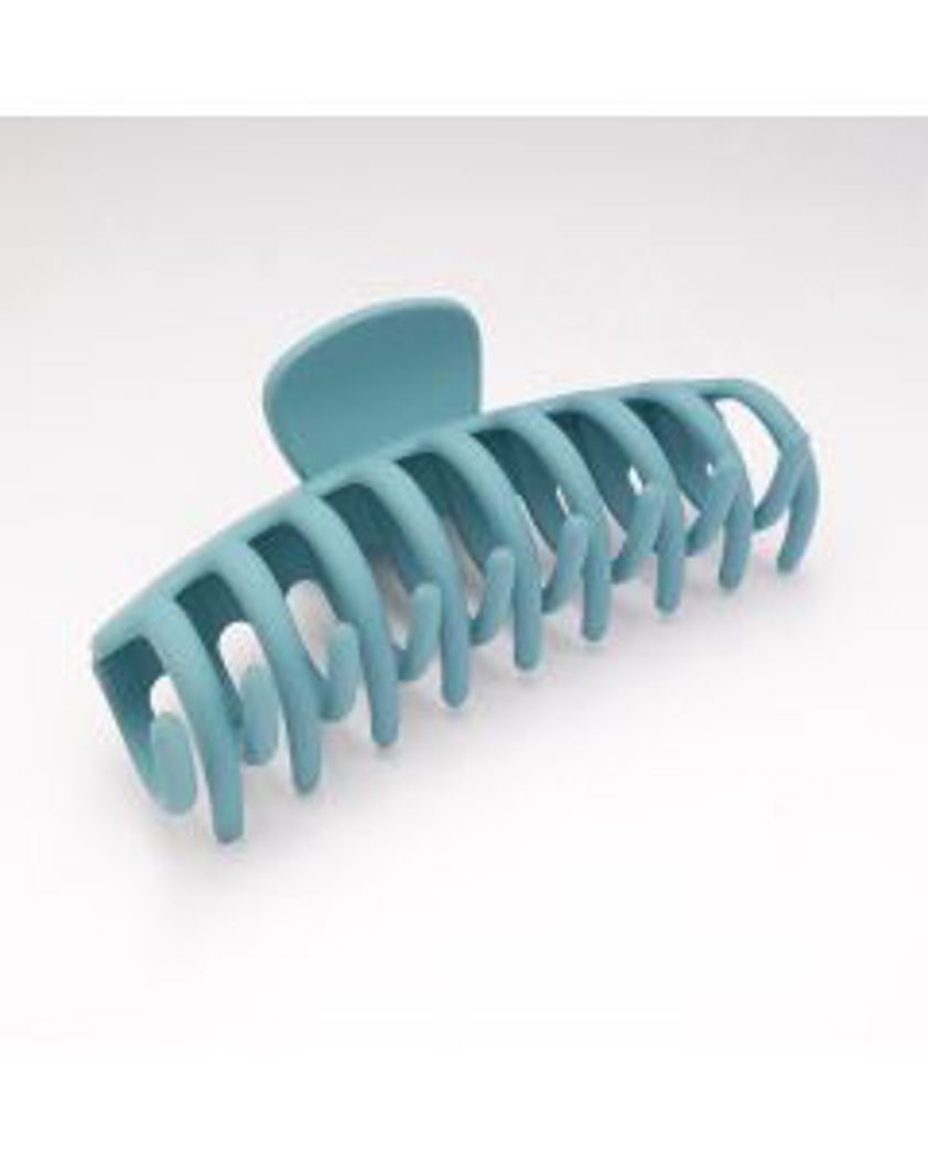 Matte Hair Claw Clip Blue