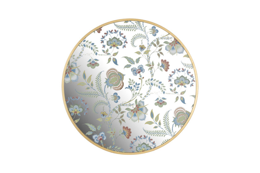 Verdant Floral Mirror