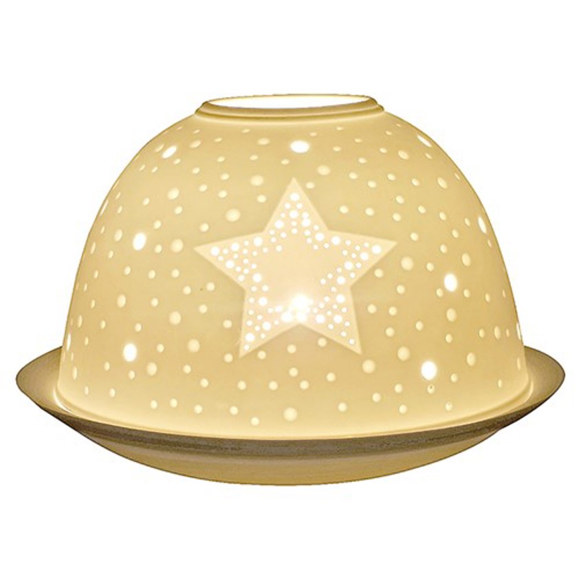 Nordic Lights Candle Shade Cutout Star