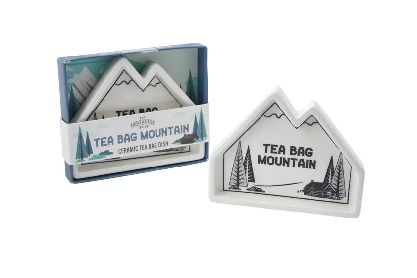 Great British Tea Co. 'Tea Bag Mountain' Dish