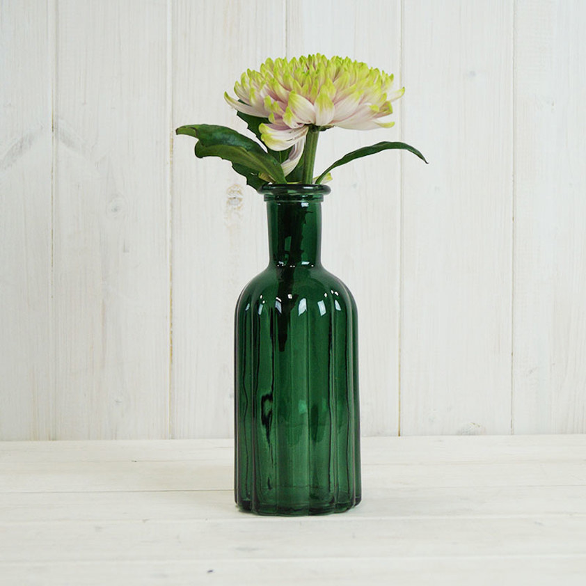 Green Glass Bottle (H19cm)