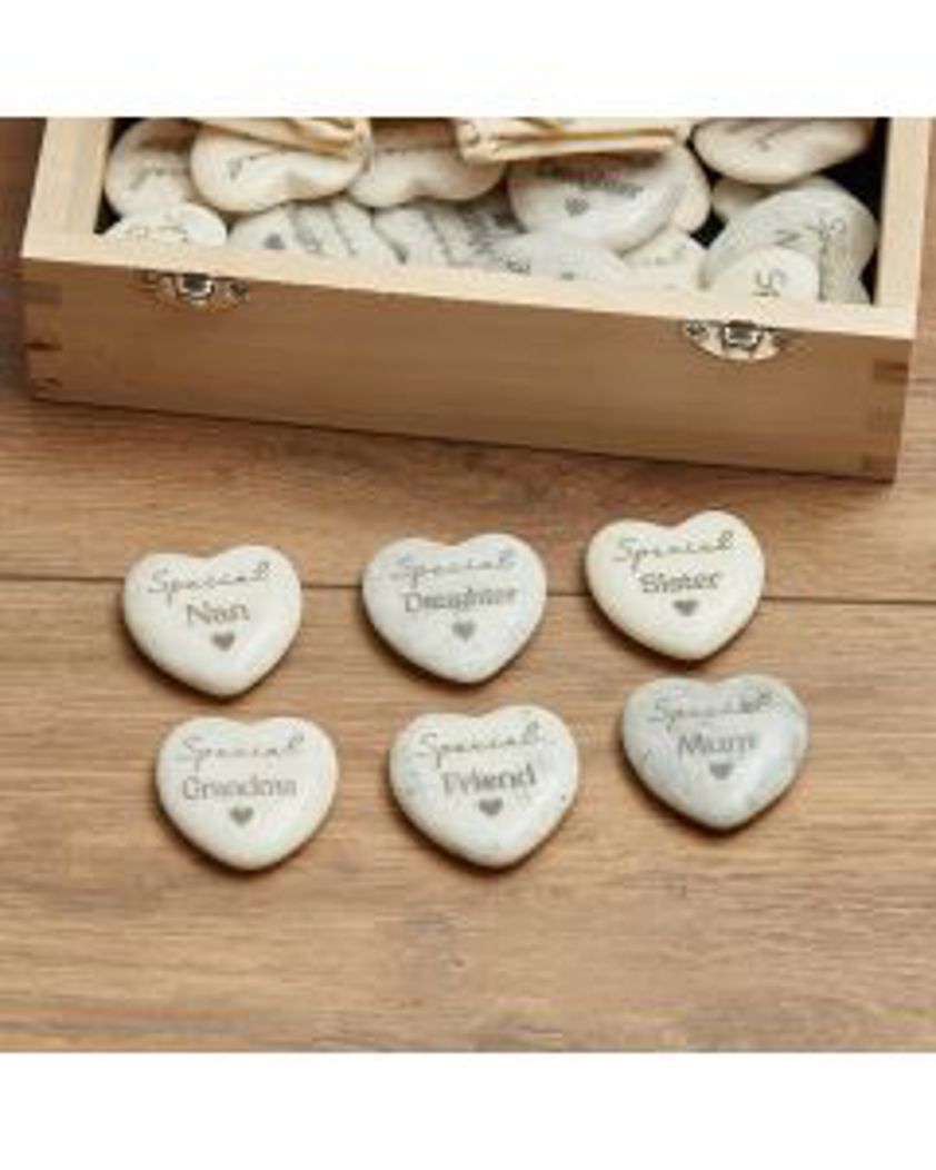 Marble Family Heart Token