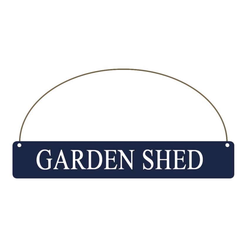 Garden Shed Garden Sign