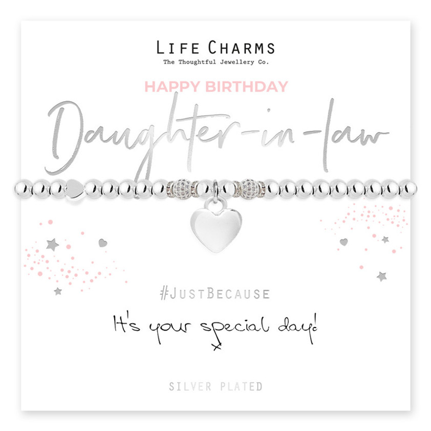 Happy Birthday Daughter In Law Bracelet