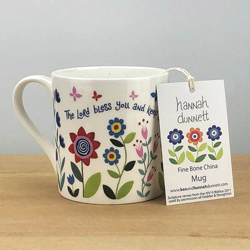 Bless and keep you Faith Mugs Hannah Dunnett
