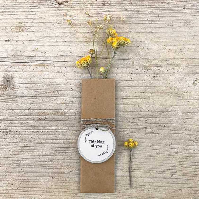 Dried flower posy-Thinking of you