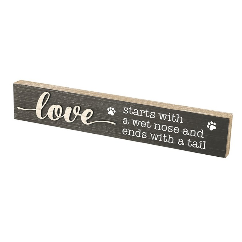 Love Starts With... Wooden Block