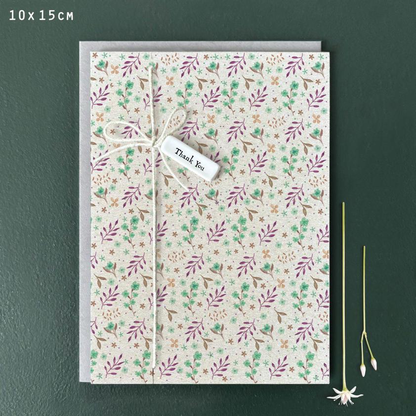 Porcelain tag card-Thank you