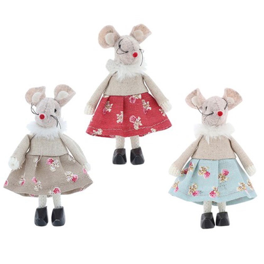 Pretty Chintz Mice Standing