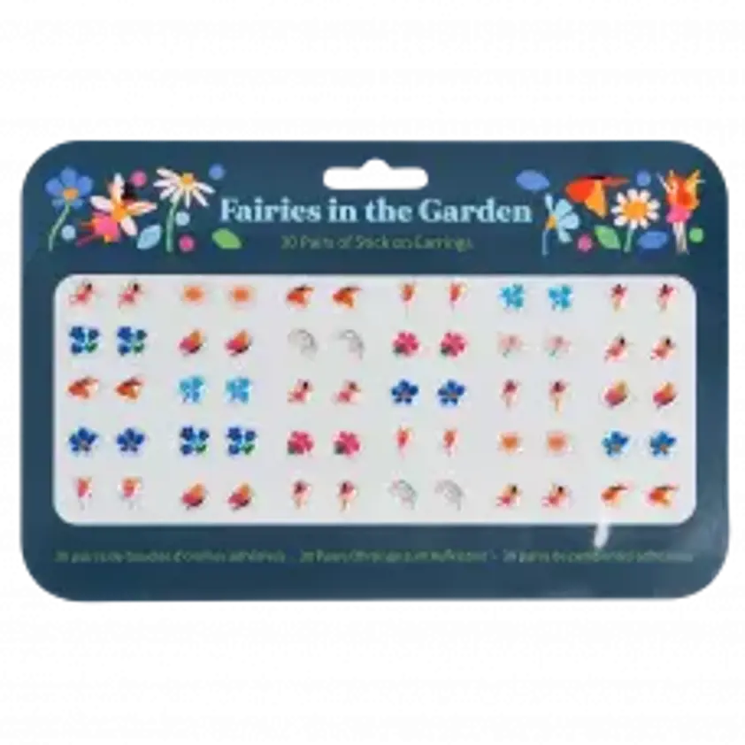Stick On Earrings (30 Pairs) - Fairies In The Garden
