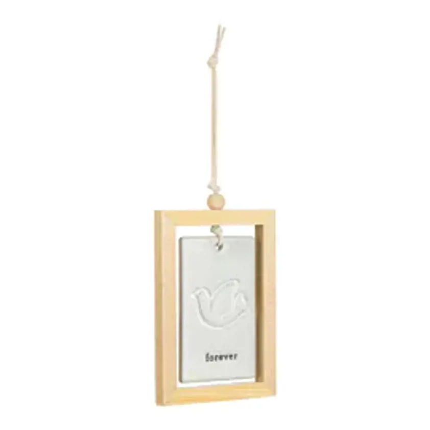 Demdaco Inspired Collection Forever In My Heart Hanging Plaque 3" x 4.5"