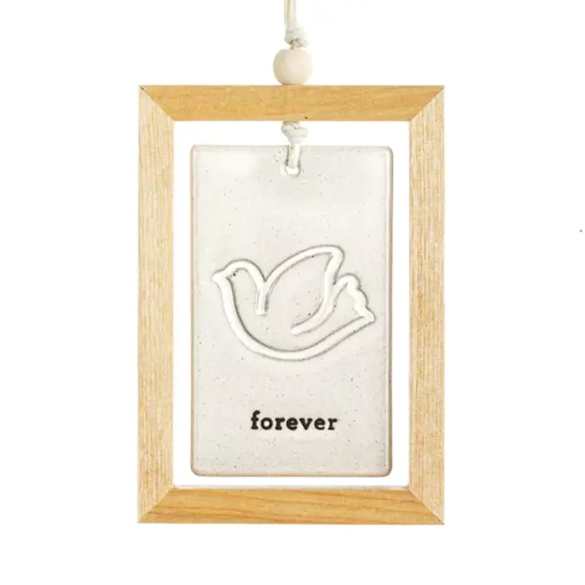 Demdaco Inspired Collection Forever In My Heart Hanging Plaque 3" x 4.5"