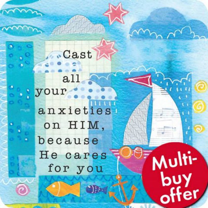 He Cares For You coaster