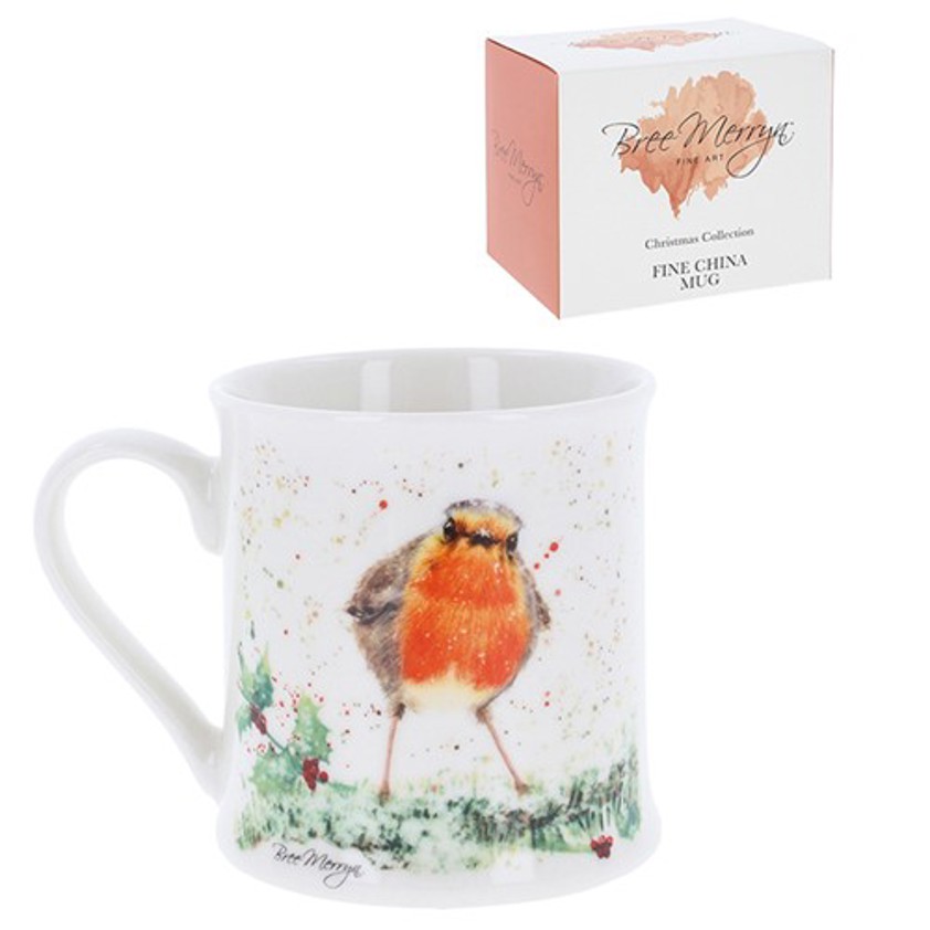 Winter Robin Boxed Mug