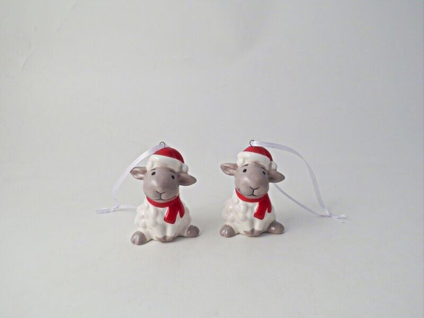 Sheep Tree Decoration 7cm