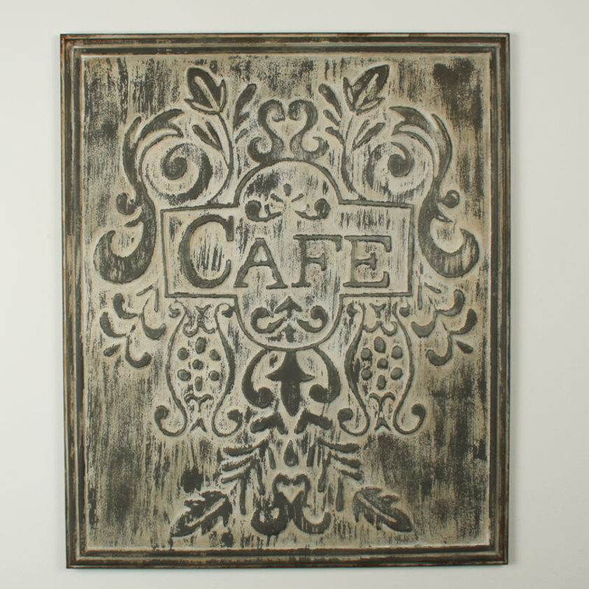 Cafe Wall Plaque