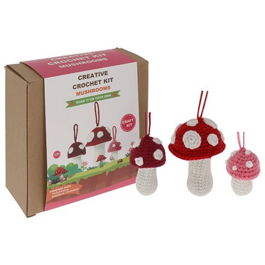 Creative Crochet Mushrooms
