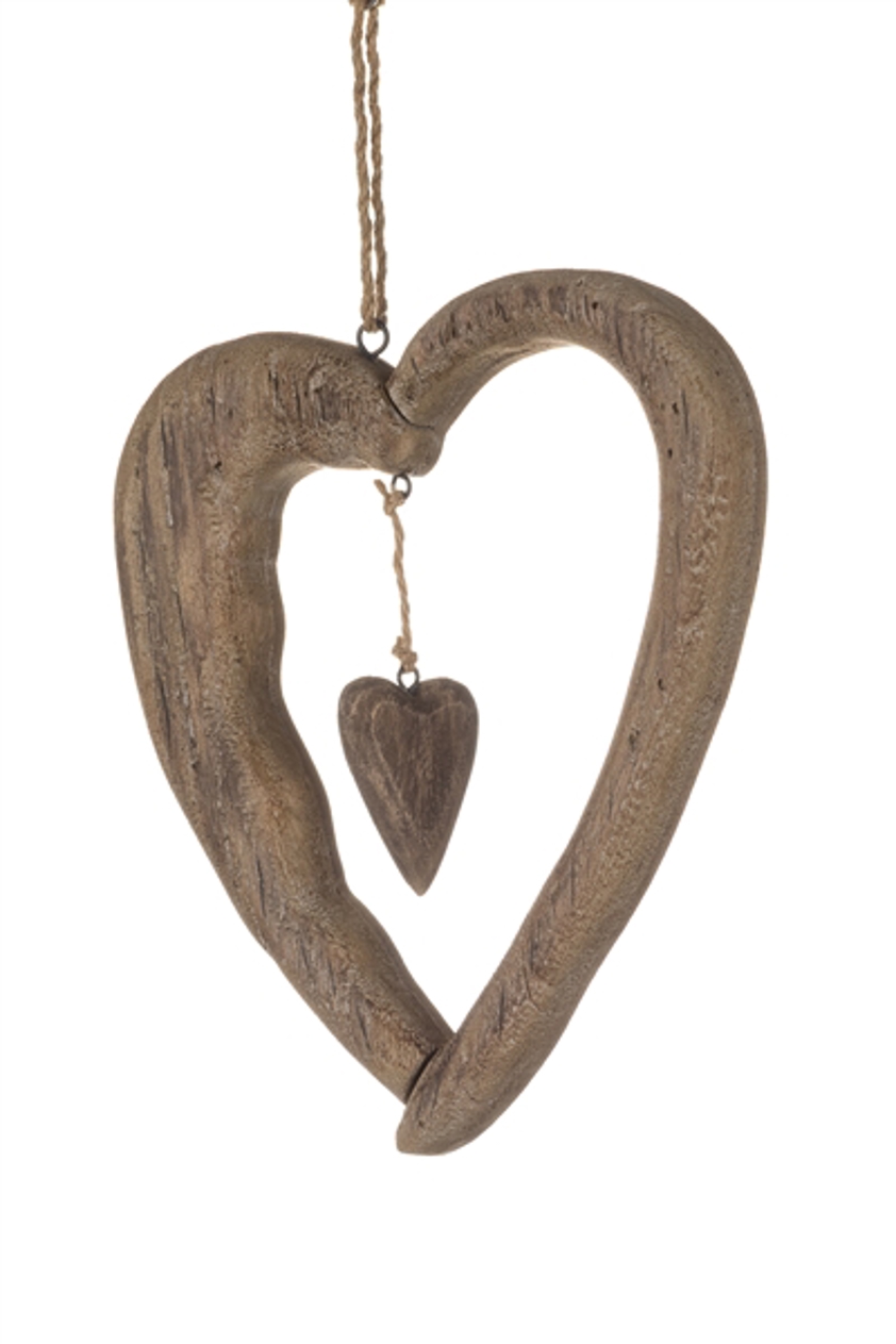 Driftwood Heart Within A Heart