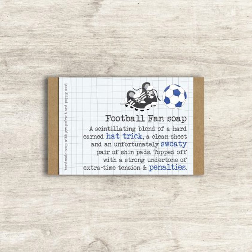 Football fan soap