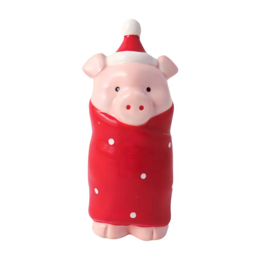 Standing Pig In Blanket 9cm