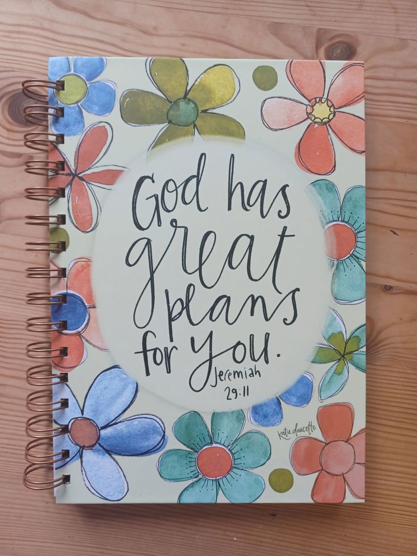 Wire Hard Back A5 Journal God Has Great Plans
