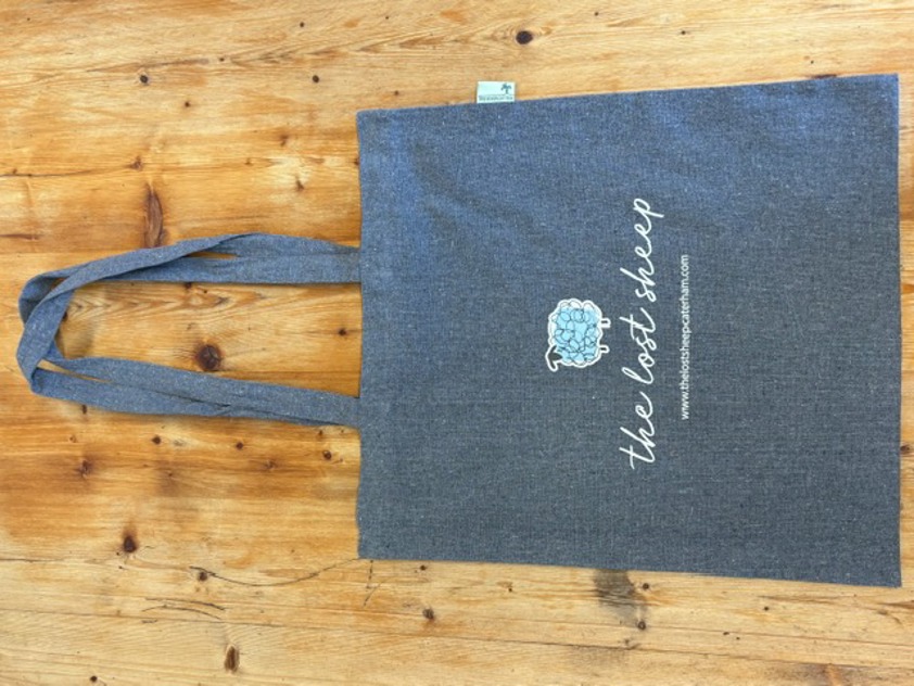 TLS Recycled Cotton Grey Tote Bag