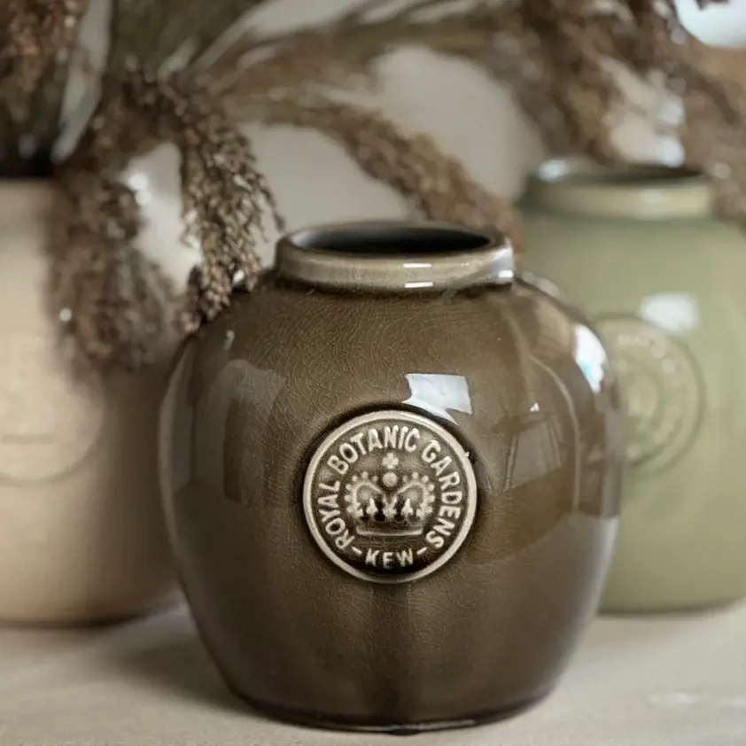 Brown Kew Pagoda Chinois Vase
