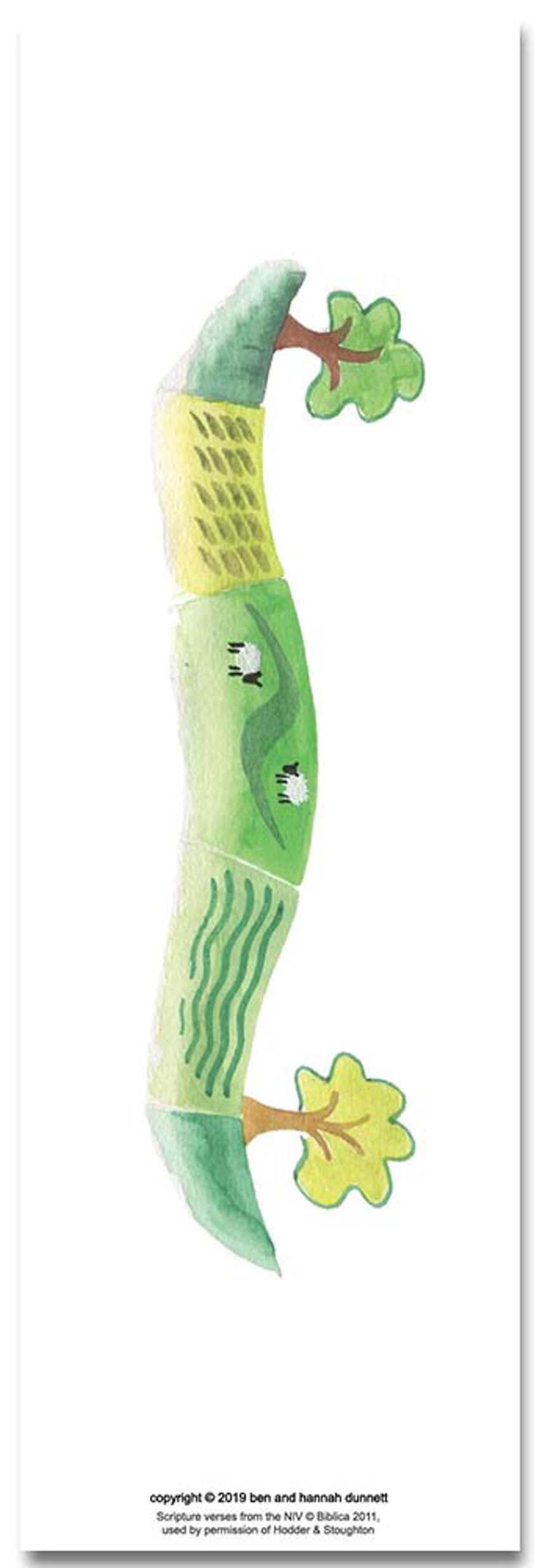 The Lord is my Shepherd Hannah Dunnett Bookmarks