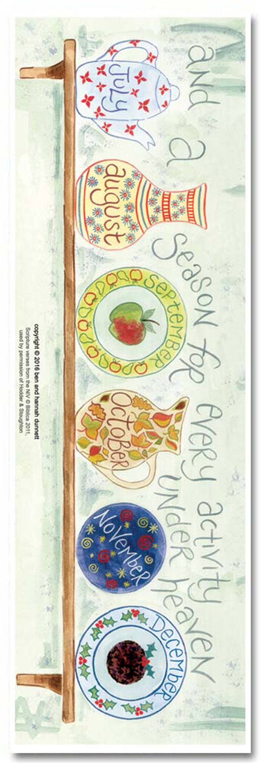 A Time for Everything Hannah Dunnett Bookmarks